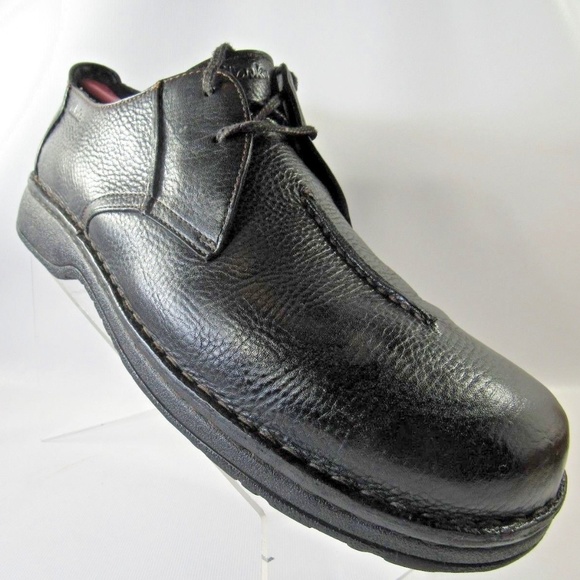 CLARKS Sz 14 Black Lace Up Derby Mens C3A A48 main image 8